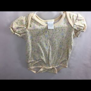 Starting Out Infant Girl Onesie Sz 9 mo Yellow